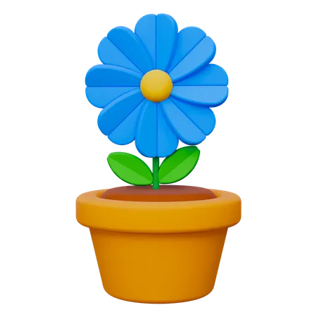 Blumentopf  3D Icon