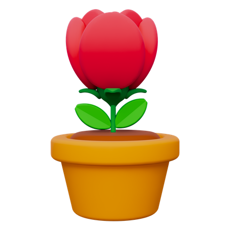 Blumentopf  3D Icon