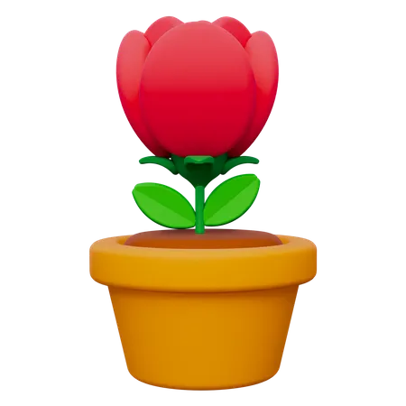 Blumentopf  3D Icon