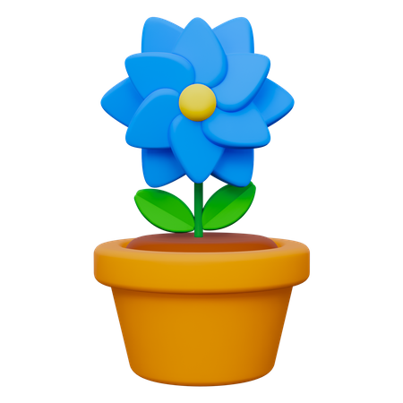 Blumentopf  3D Icon