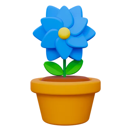 Blumentopf  3D Icon