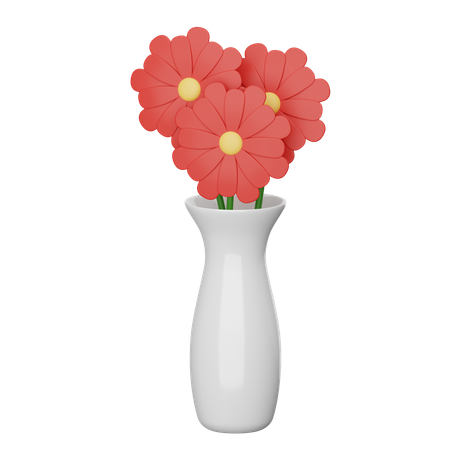 Blumenvase  3D Icon