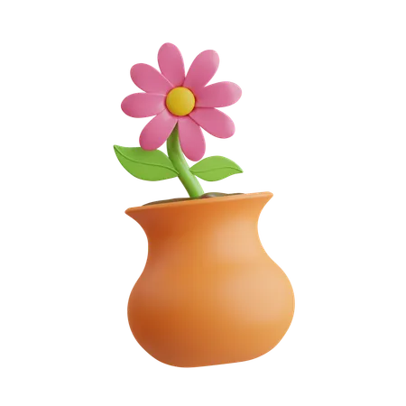 Blumenvase  3D Icon