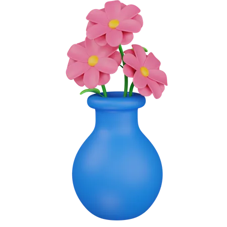 Blumenvase  3D Icon