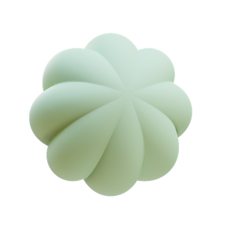 Blume Wolke  3D Icon