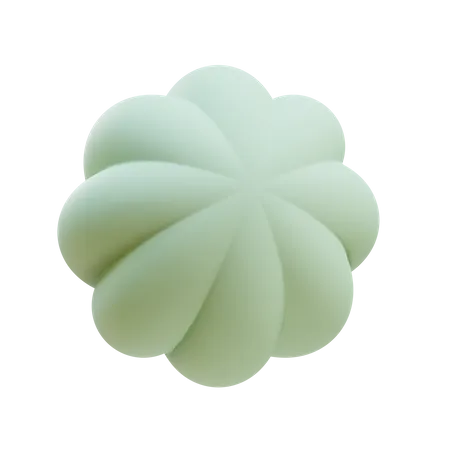 Blume Wolke  3D Icon