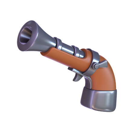 Blunderbuss Gun  3D Icon