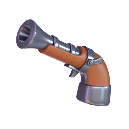 Blunderbuss Gun  3D Icon