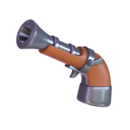 Blunderbuss Gun  3D Icon