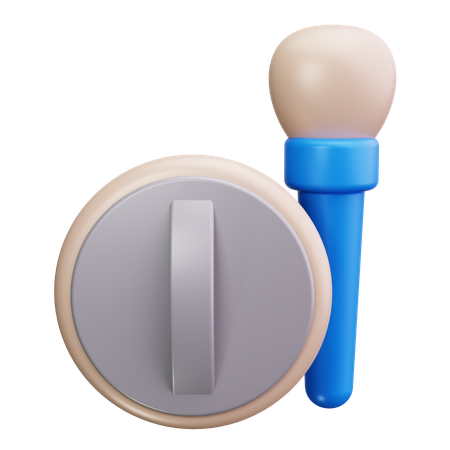 Blush Brush  3D Icon