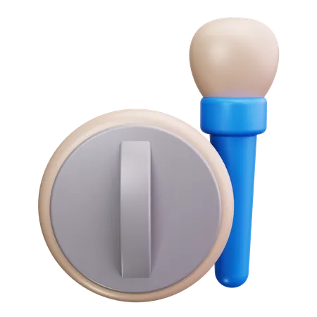 Blush Brush  3D Icon