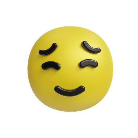 Blush emoji  3D Icon