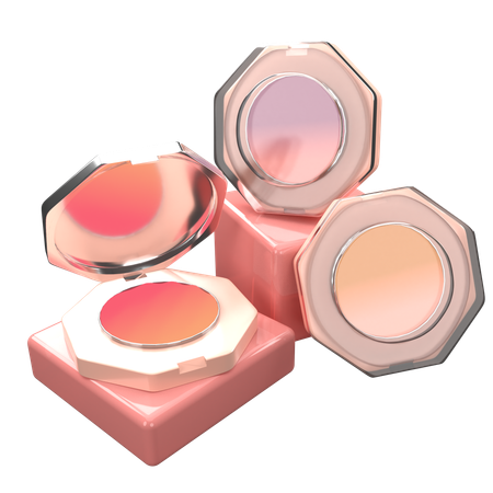 Blush gradiente  3D Icon