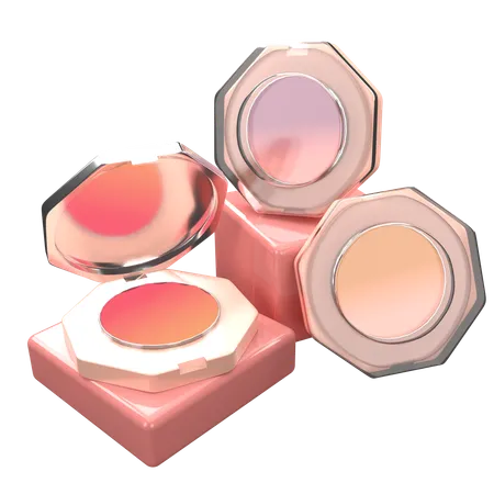 Blush gradiente  3D Icon