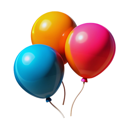 Blushing Balloon  3D Icon