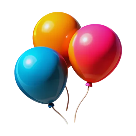 Blushing Balloon  3D Icon