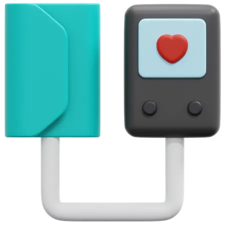 Blutdruckmessgerät  3D Icon