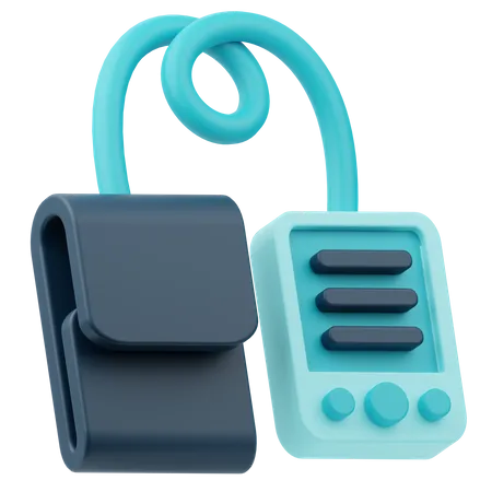 Blutdruckmonitor  3D Icon