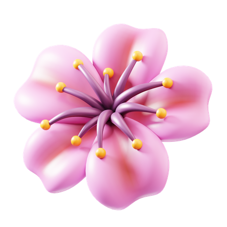 Blüte  3D Icon