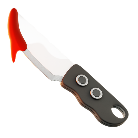 Blutiges Messer  3D Icon