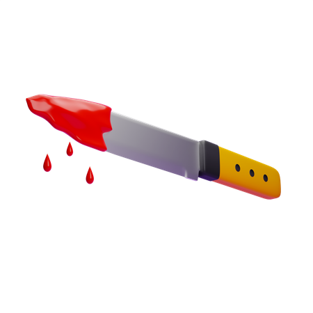 Blutiges Messer  3D Icon