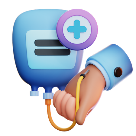 Blutspende  3D Icon