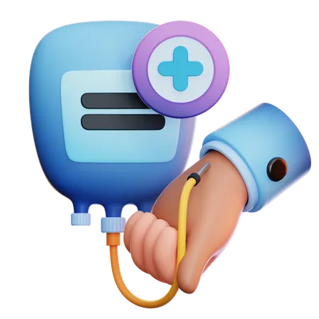 Blutspende  3D Icon