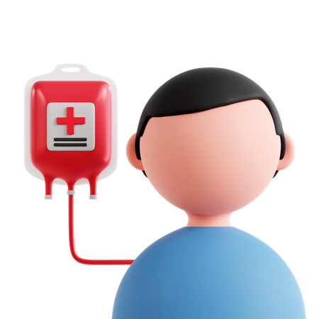Blutspender  3D Icon
