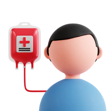 Blutspender  3D Icon