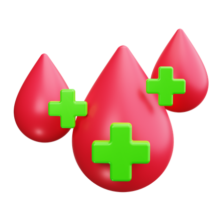 Blutstropfen  3D Icon