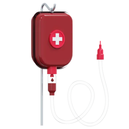 Bluttransfusion  3D Icon