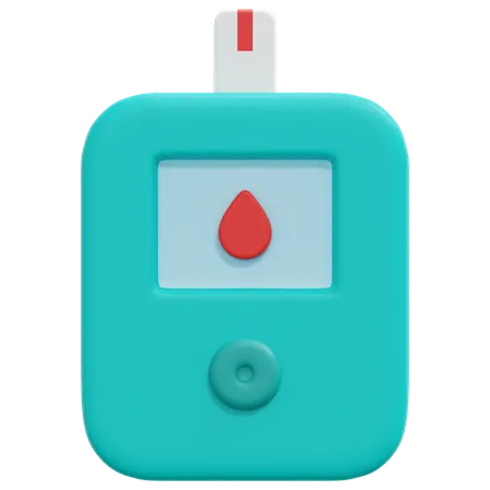 Blutzuckermessgerät  3D Icon