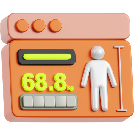 Bmi App  3D Icon