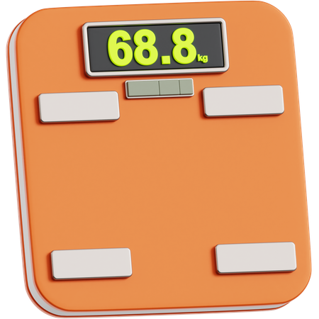 Bmi Scale  3D Icon