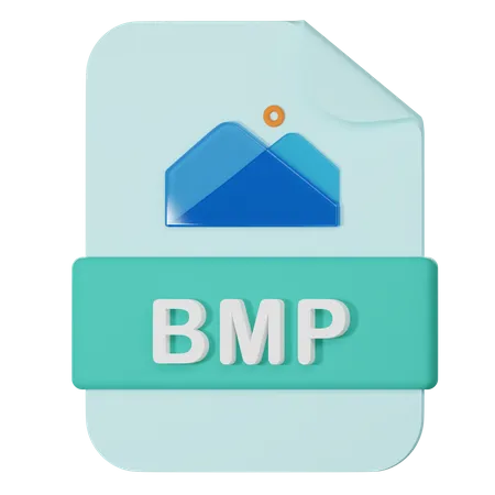 Bmp Filename Extension 3 D Icon 3D Icon
