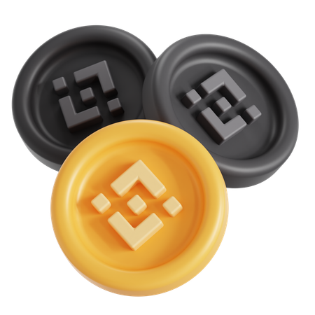 BNB coin  3D Icon