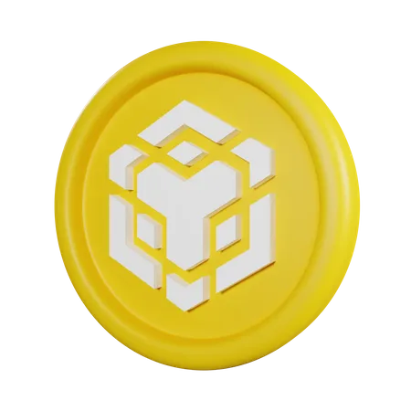 BNB Coin 3D Icon