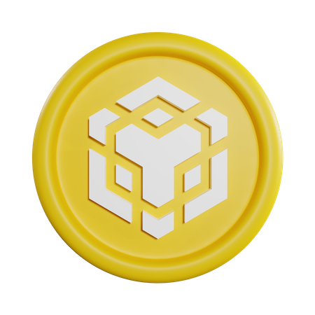 BNB Coin  3D Icon