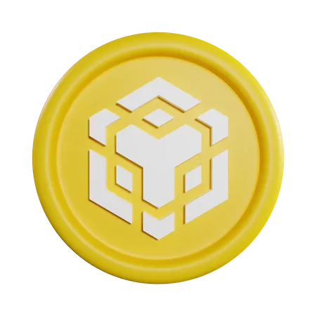 Pièce de monnaie BNB  3D Icon