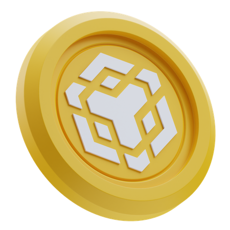 Criptomoeda BNB  3D Icon