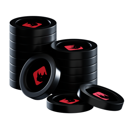 Bnx Coin Stacks  3D Icon