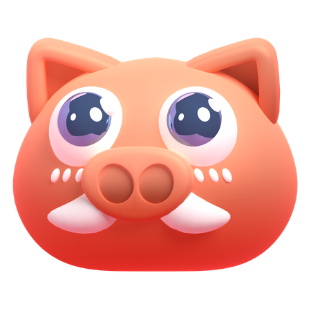 Boar  3D Icon