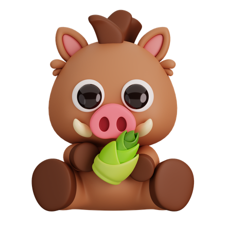 Boar  3D Icon