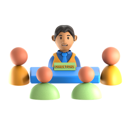 Board of Directors  3D Icon