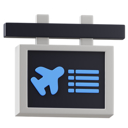 Boarding Gate  3D Icon