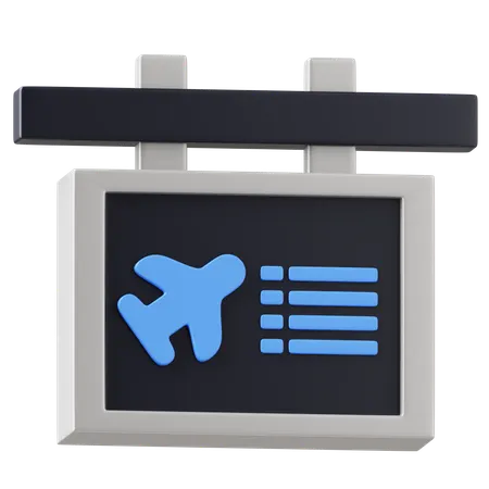 Boarding Gate  3D Icon