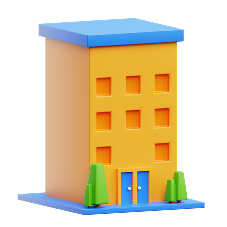 Boarding House  3D Icon