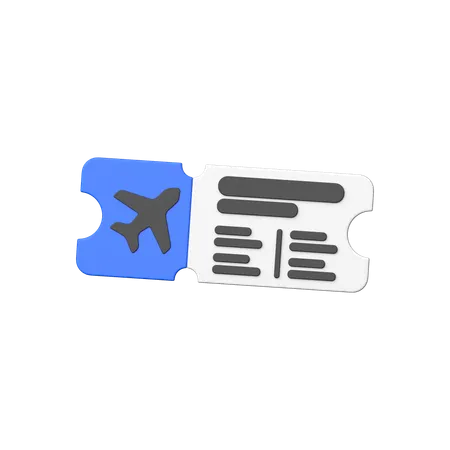 Boarding Pass  3D Icon