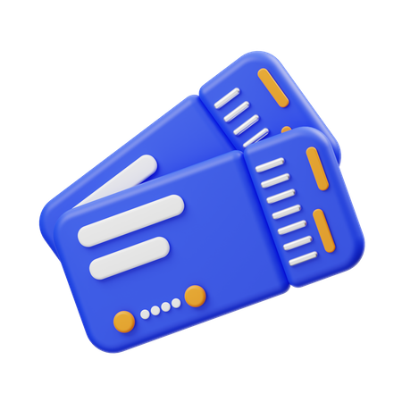 Boarding Pass  3D Icon