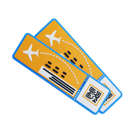 Boarding Pass  3D Icon